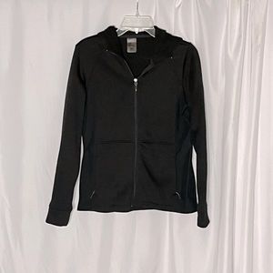 ZeroXposur Women's zipper hooded black lightweight jacket. Gently used. Size M.